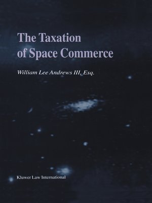 cover image of The Taxation of Space Commerce